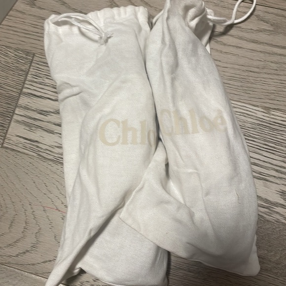 Chloe Lauren Black Leather Scalloped Flats - Picture 8 of 8